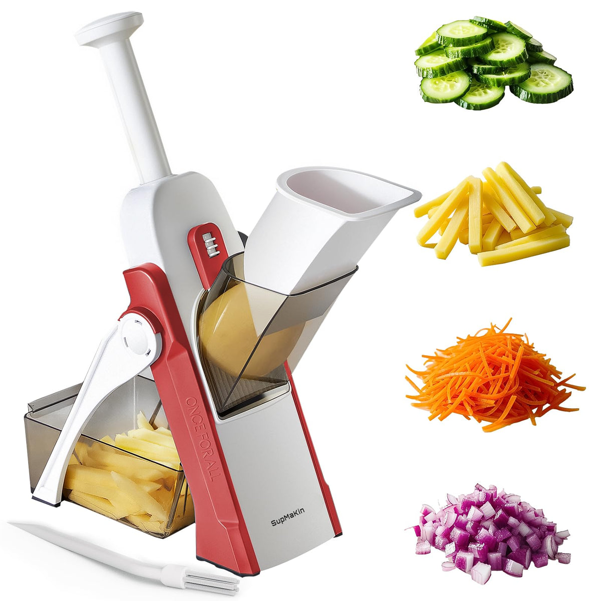 Adjustable Mandoline Slicer & Vegetable Chopper