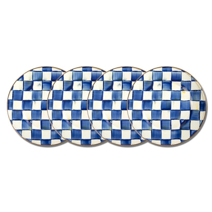 Decorative Enamel Dinner Plate - 10 Inch