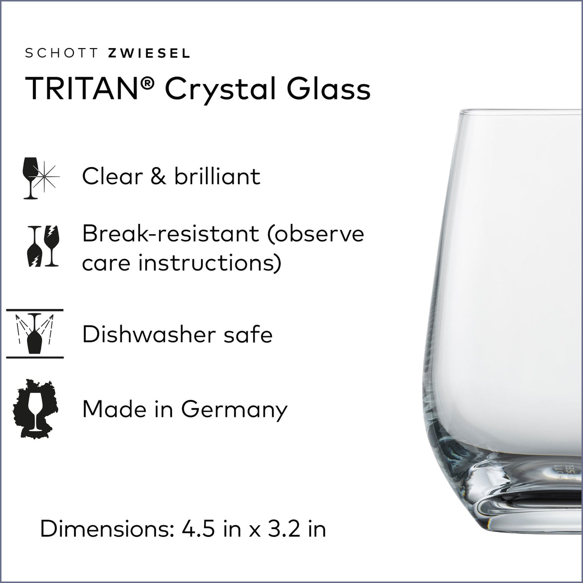 Forté Crystal Wine Glass Set