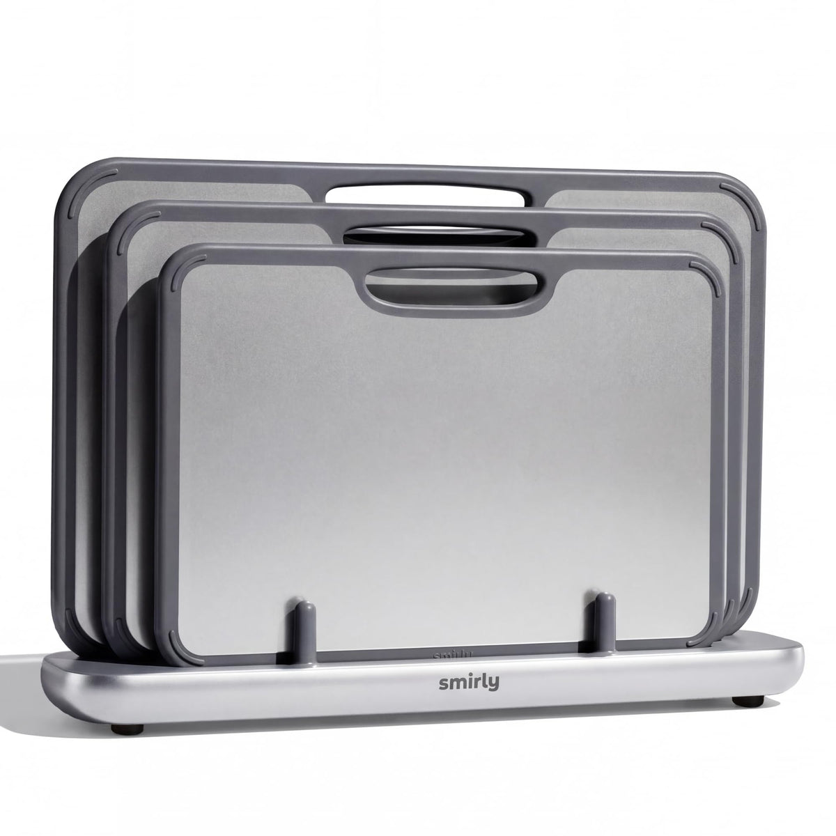 Double-Sided Titanium Cutting Board Set - 3 Piece