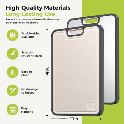 Double-Sided Titanium Cutting Board
