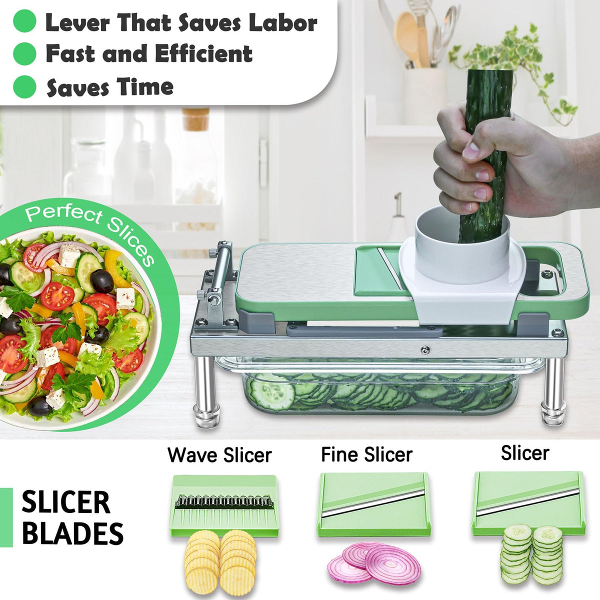 Vegetable Chopper & Dicer with Storage Container