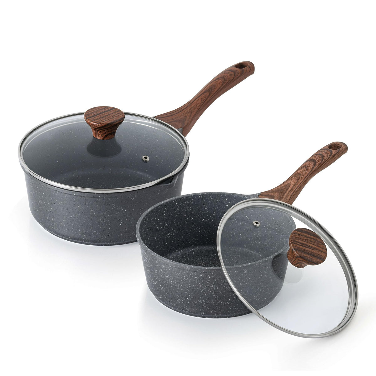 Nonstick Saucepan with Glass Lid