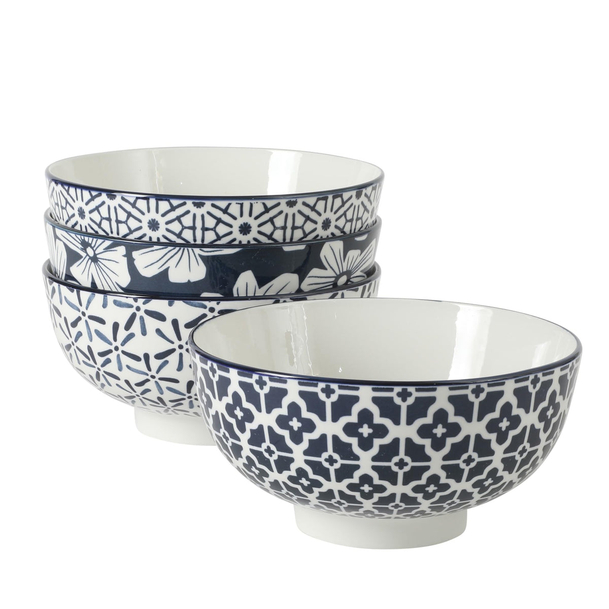 Stoneware Serving Bowl Set for Everyday Dining