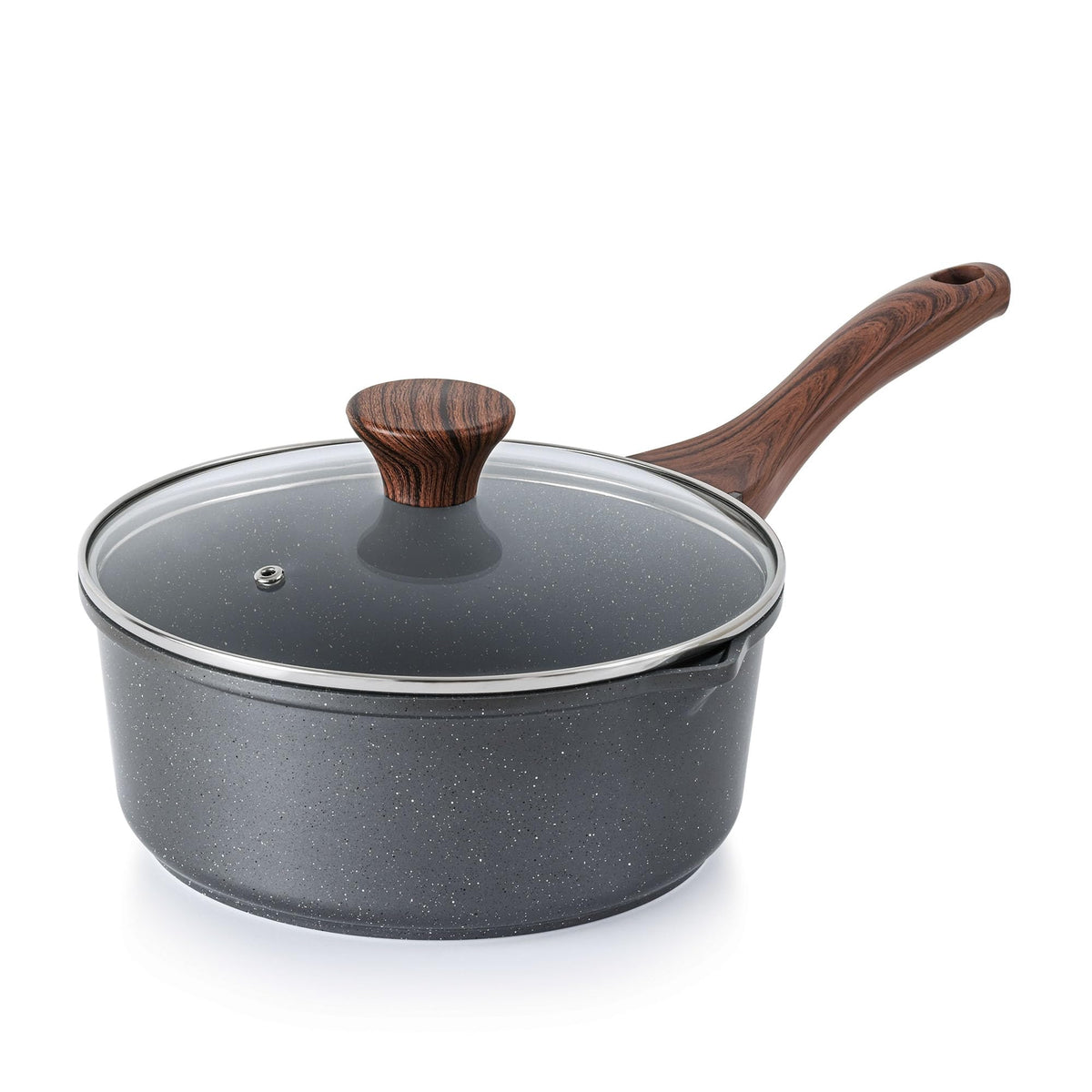 Nonstick Saucepan with Glass Lid