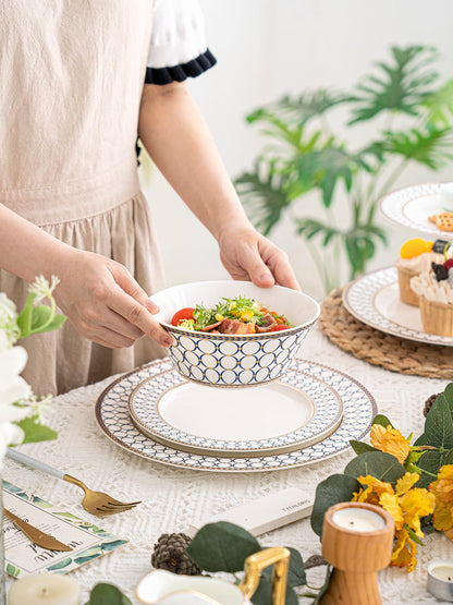 Dinner & Dessert Plate Set for Everyday Dining
