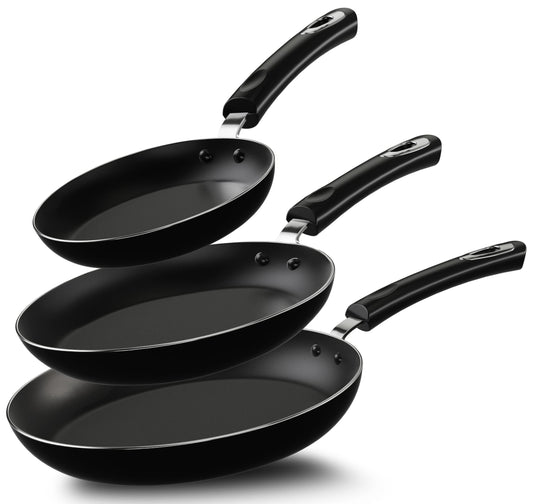 Utopia Kitchen Nonstick Frying Pan Set - 3 Piece Induction Bottom - 8 Inches, 9.5 Inches and 11 Inches