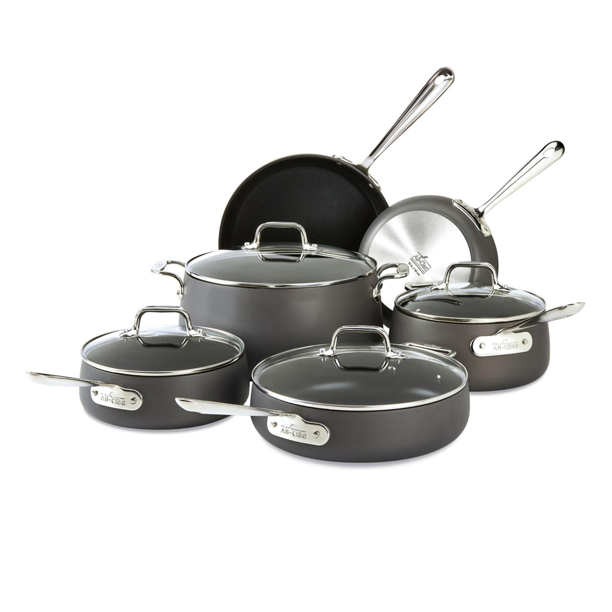 All-Clad HA1 Hard Anodized Nonstick Fry Pan Induction Oven Broiler Safe 500F