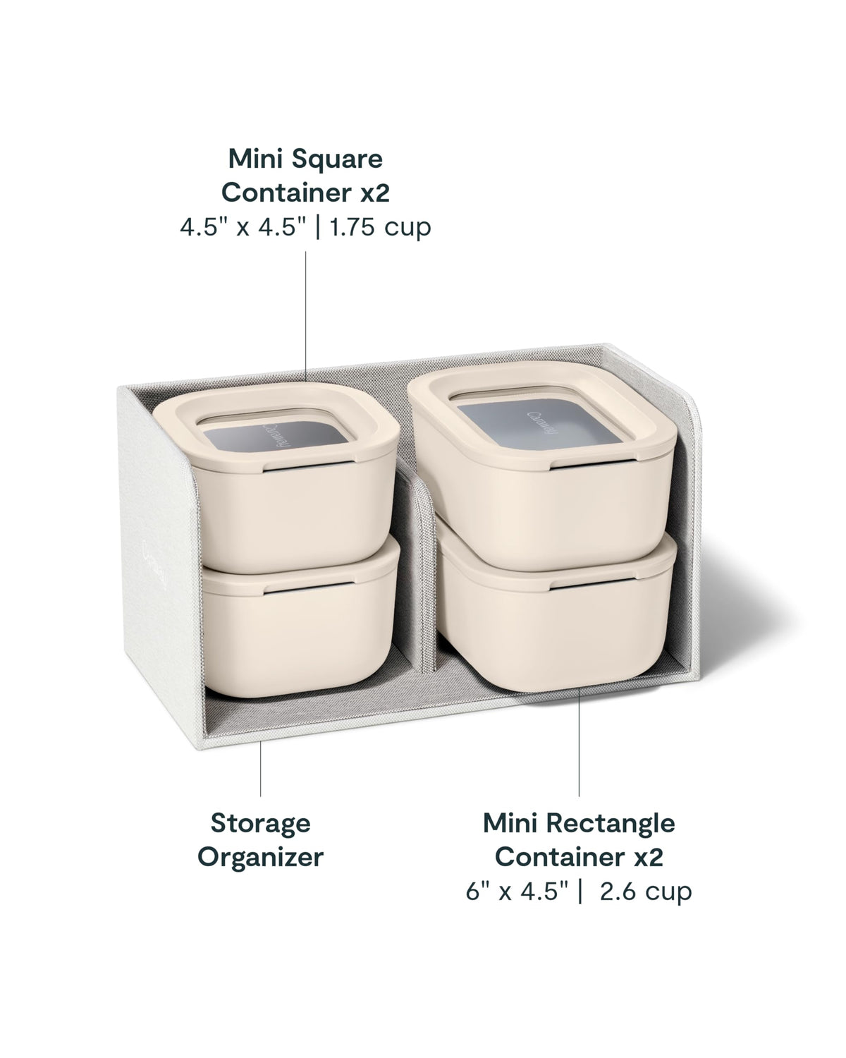 Glass Food Storage Container Set with Lids