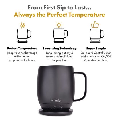 Self-Heating Coffee Mug with Temperature Control