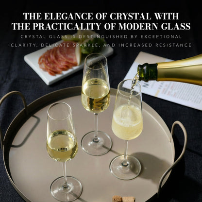 Avant Garde Crystal Drinking Glass Set