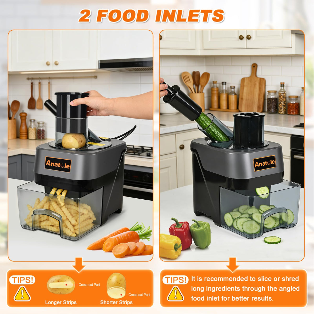 6-in-1 Electric Vegetable Chopper & Food Processor
