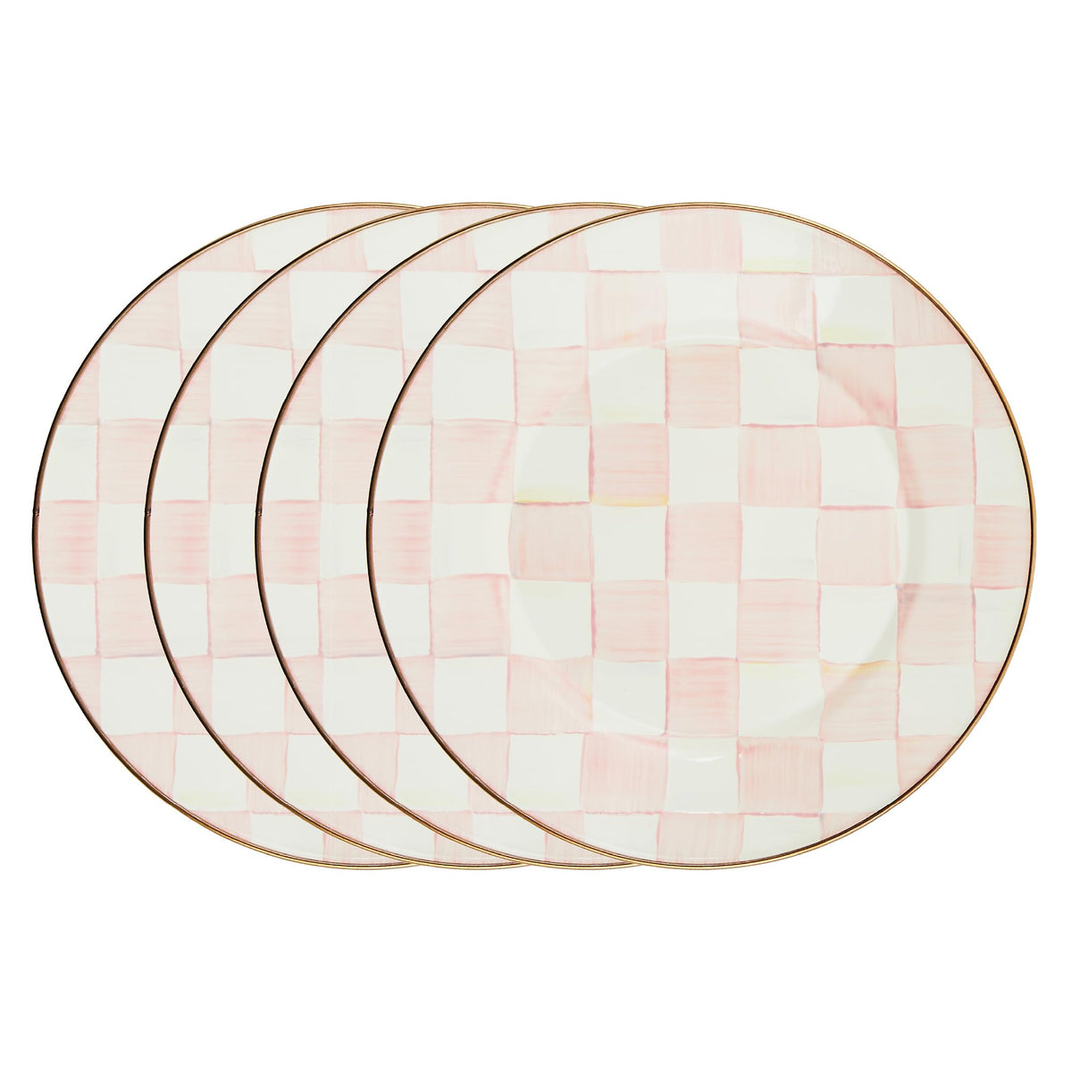 Decorative Enamel Dinner Plate - 10 Inch