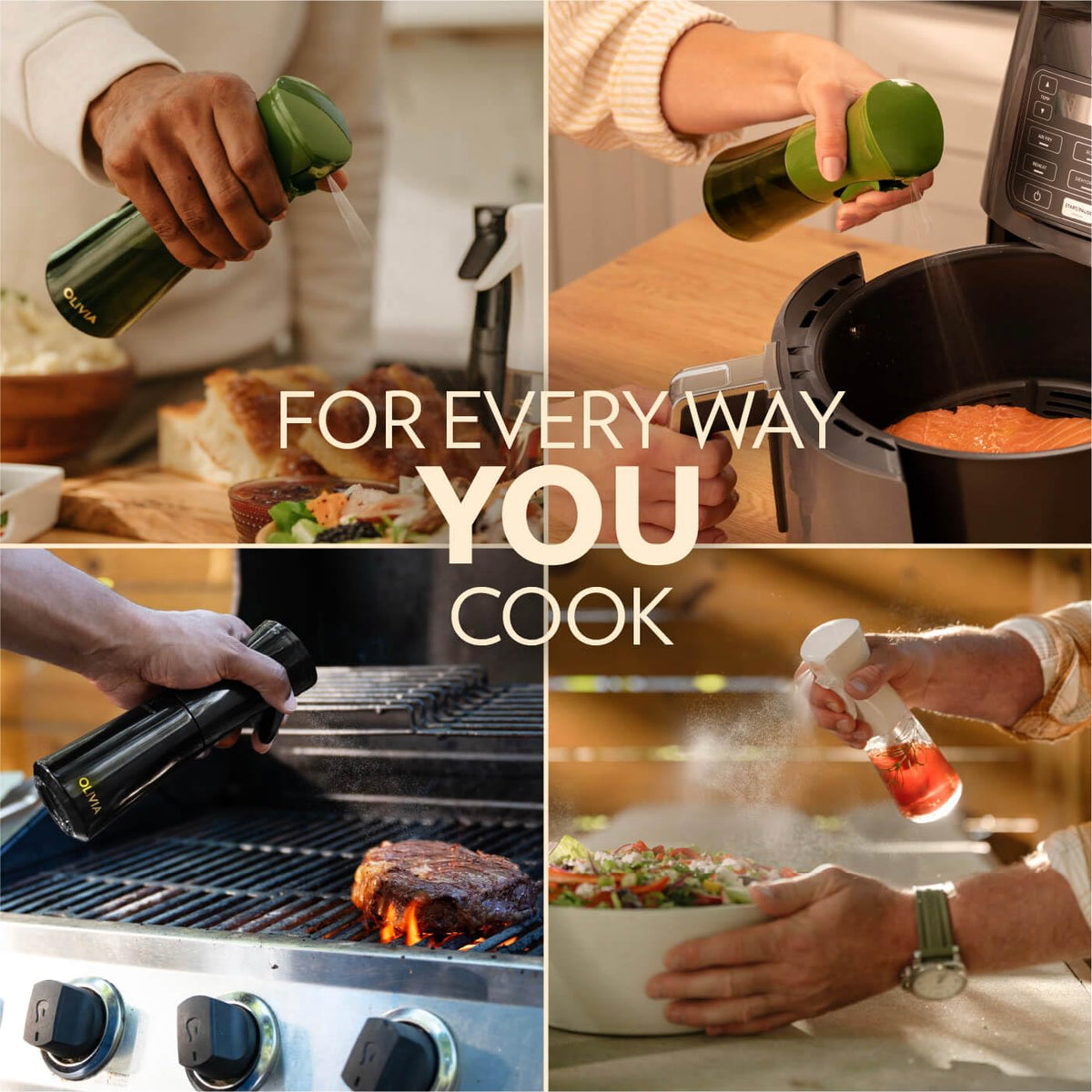 Glass Olive Oil Sprayer with Portion Control