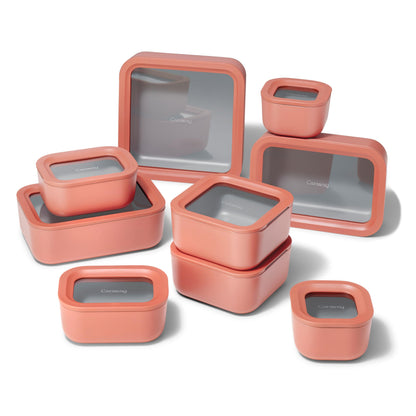 Glass Food Storage Container Set with Lids