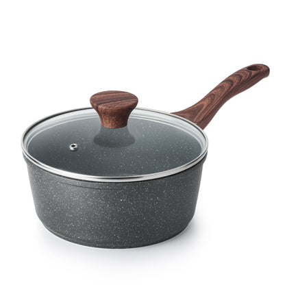 Nonstick Saucepan with Glass Lid