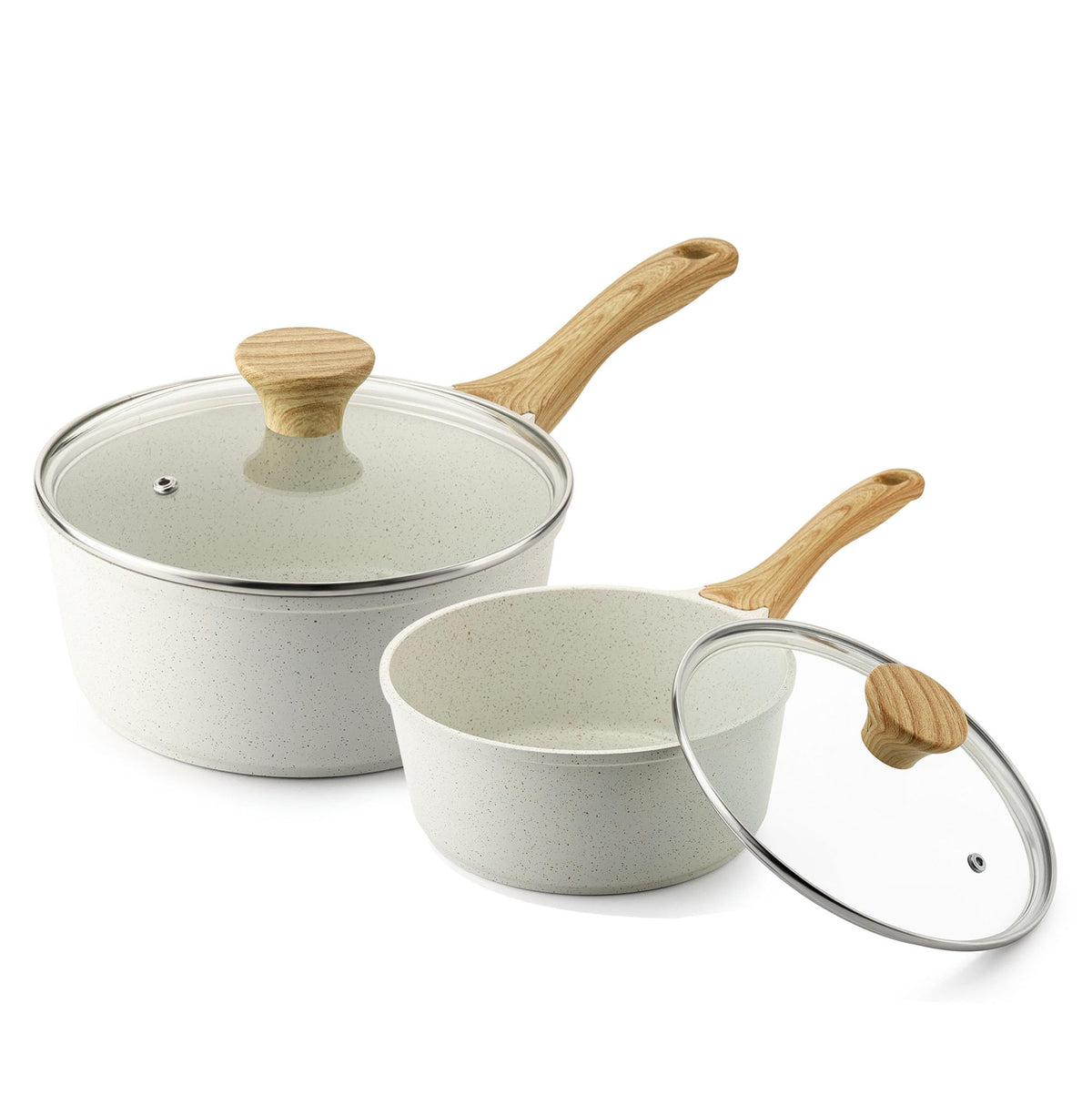 Nonstick Saucepan with Glass Lid