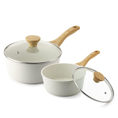 Nonstick Saucepan with Glass Lid