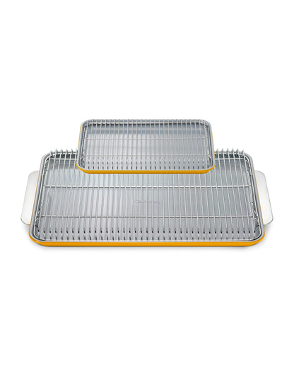 Caraway Non-Stick Ceramic Baking Sheet and Cooling Rack
