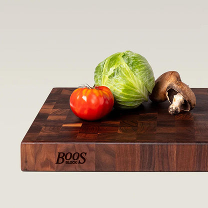 End-Grain Wood Chopping Block - 18 x 12 Inch