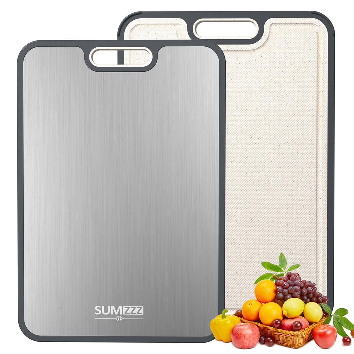 Double-Sided Titanium Cutting Board