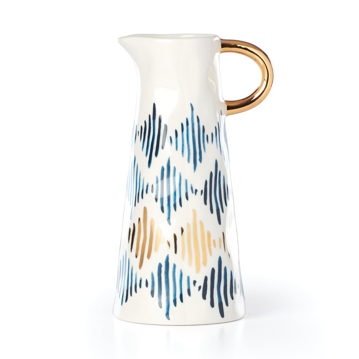 Porcelain Dinnerware Set with Blue Bay Design