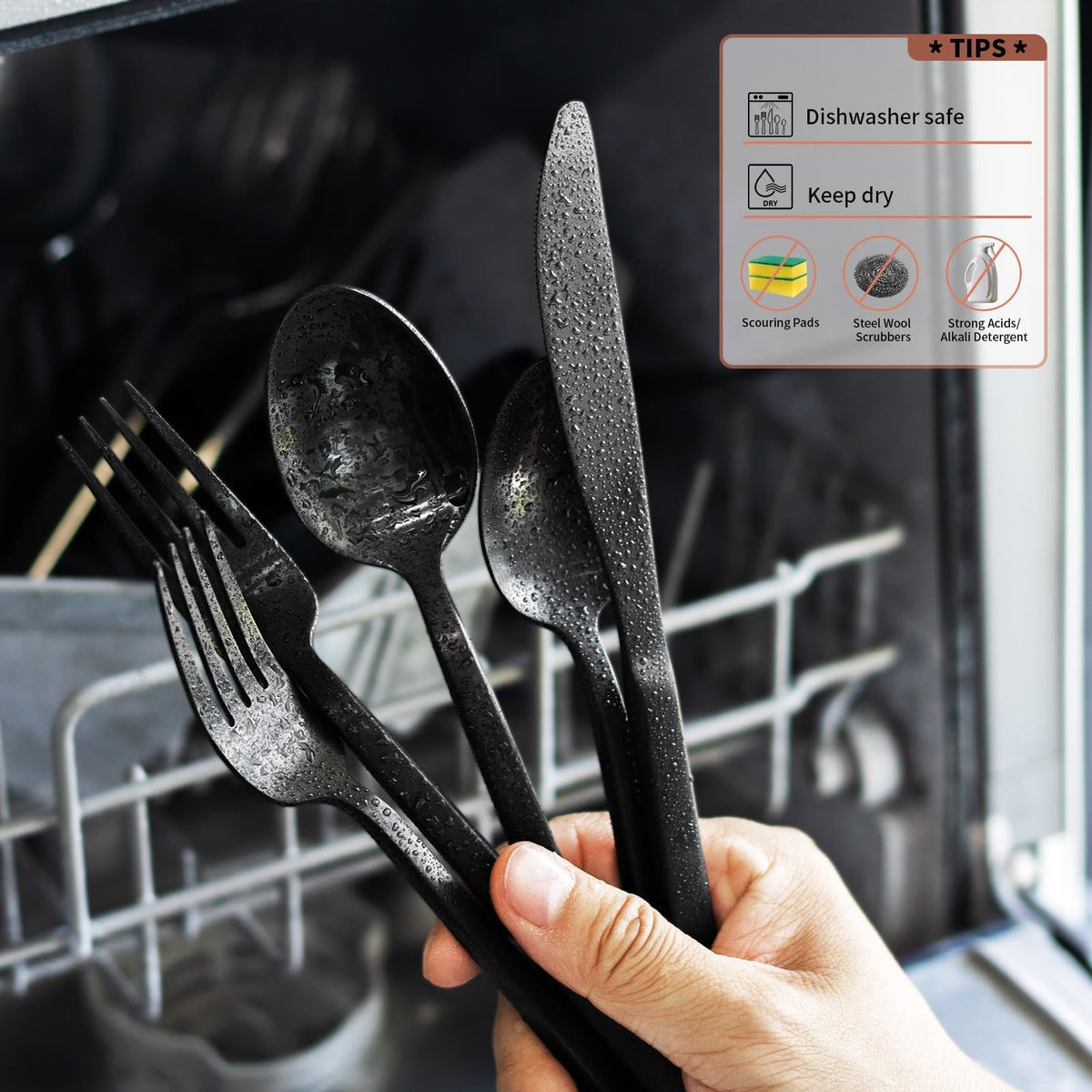 Forged Stainless Steel Flatware Set
