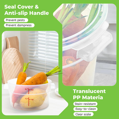 Food Storage Container Set with Lids