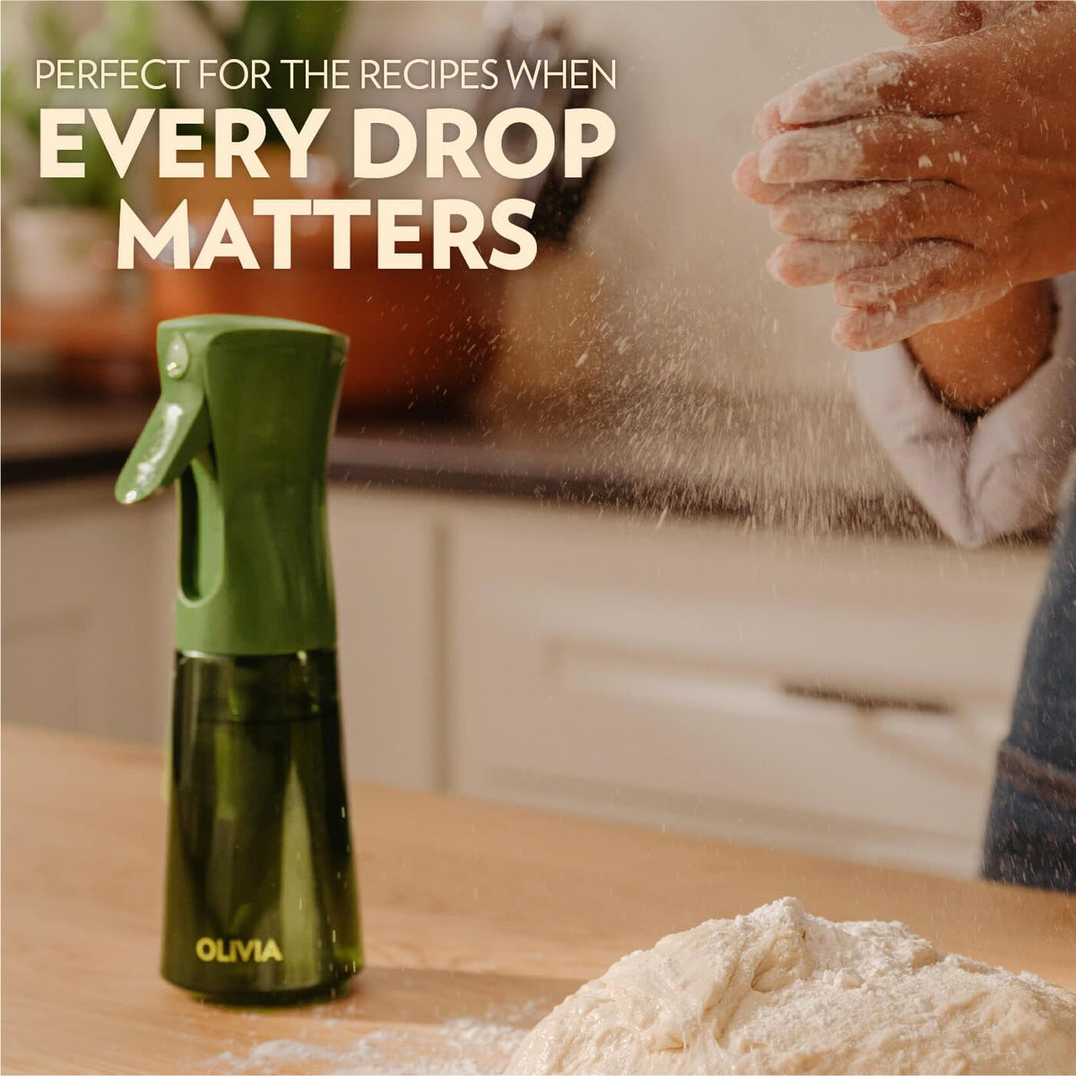 Glass Olive Oil Sprayer with Portion Control