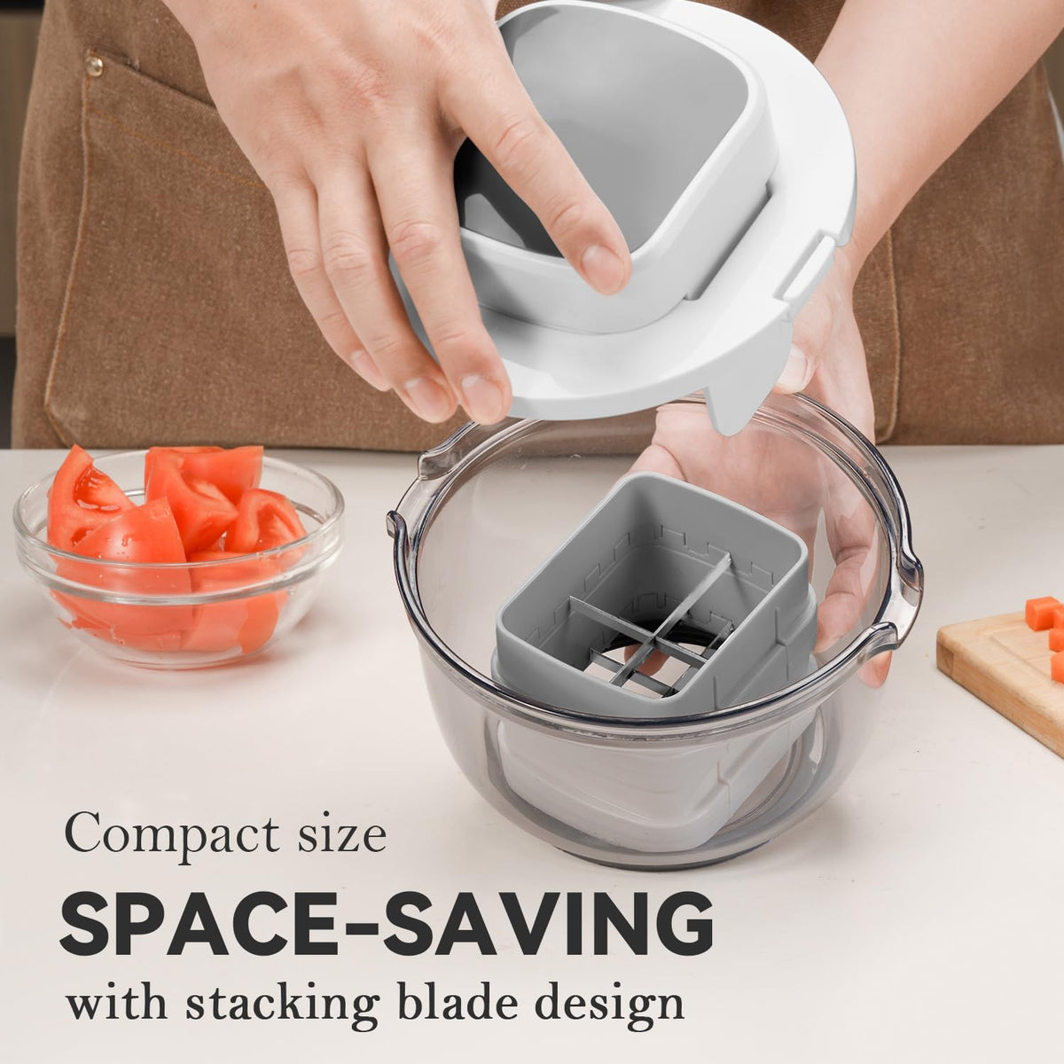 3-Blade Vegetable Chopper & Dicer
