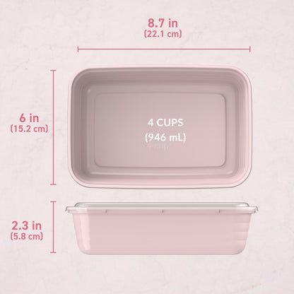 Food Storage Container Set with Lids - 20 Piece