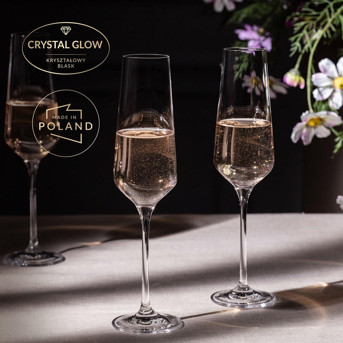 Avant Garde Crystal Drinking Glass Set