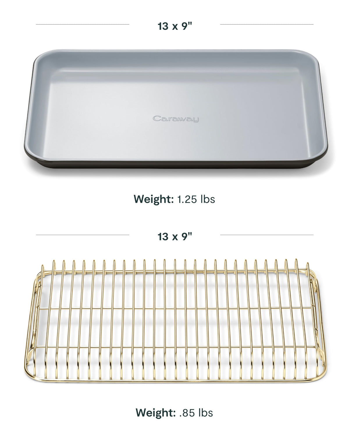 Caraway Non-Stick Ceramic Baking Sheet and Cooling Rack