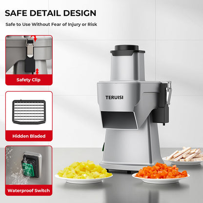 Electric Vegetable Chopper with Accessories