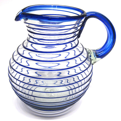 Colored Spiral Drinking Glass Set - 6 Piece