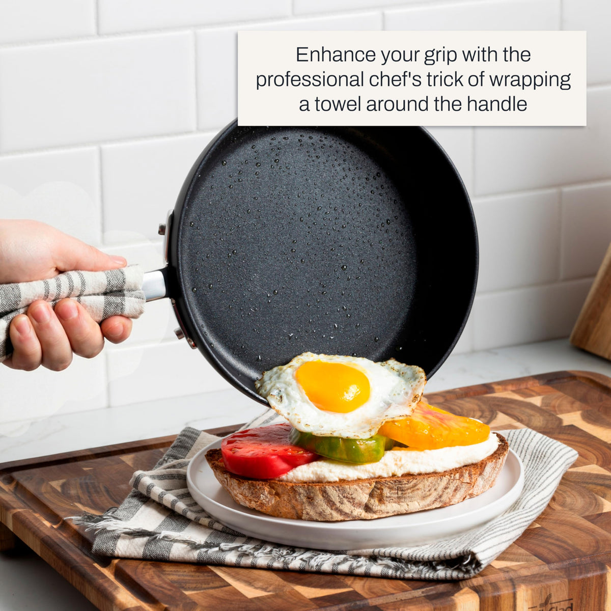 All-Clad HA1 Hard Anodized Nonstick Fry Pan Induction Oven Broiler Safe 500F
