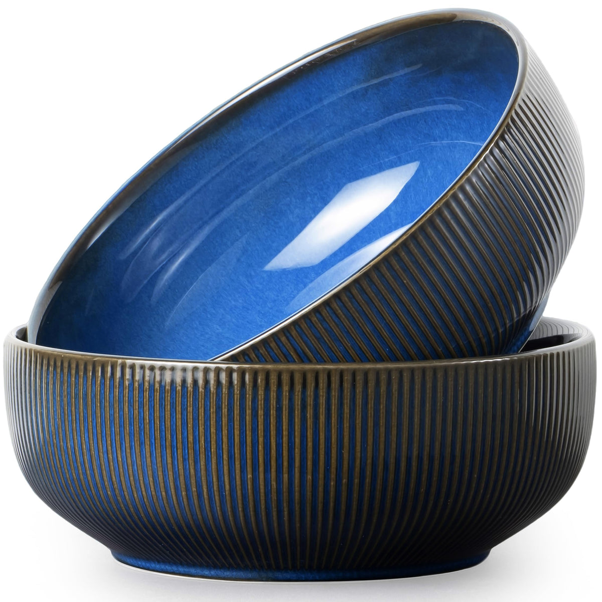Large Ceramic Serving Bowl Set - 2 Piece