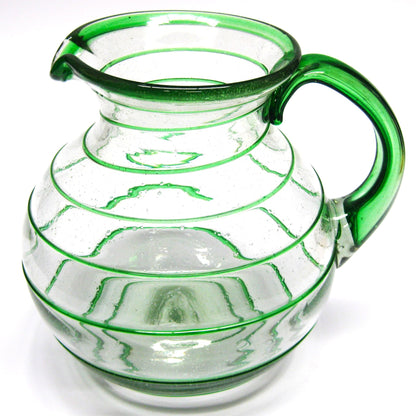 Colored Spiral Drinking Glass Set - 6 Piece