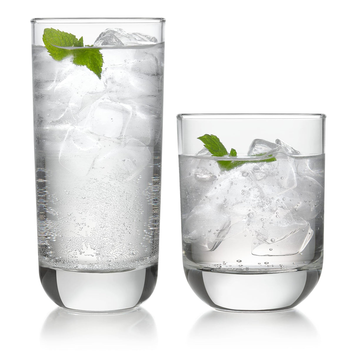 Classic Glass Tumblers for Mixed Drinks