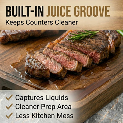 Hardwood Cutting Board with Premium Grain
