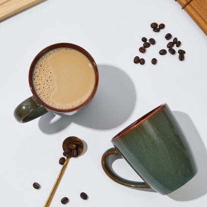 14 oz Ceramic Coffee Mug Set - 4 Piece