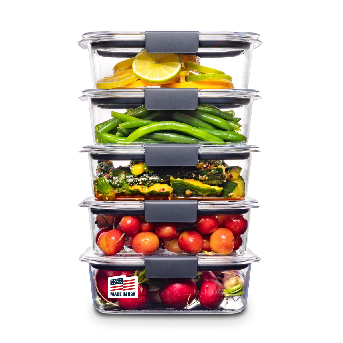 2-Compartment Meal Prep Containers with Lids