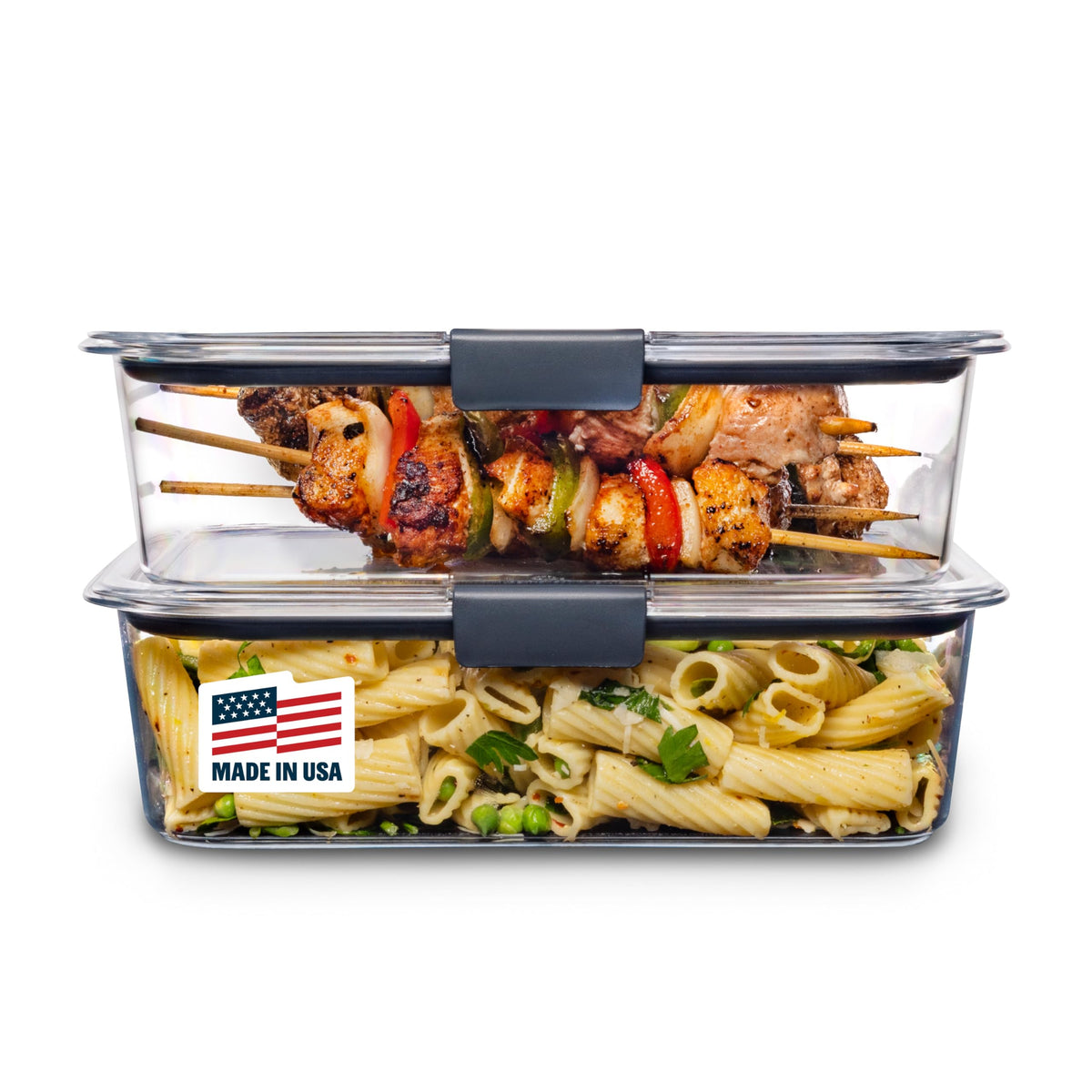 2-Compartment Meal Prep Containers with Lids