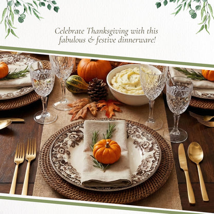Classic Porcelain Dinner Plate