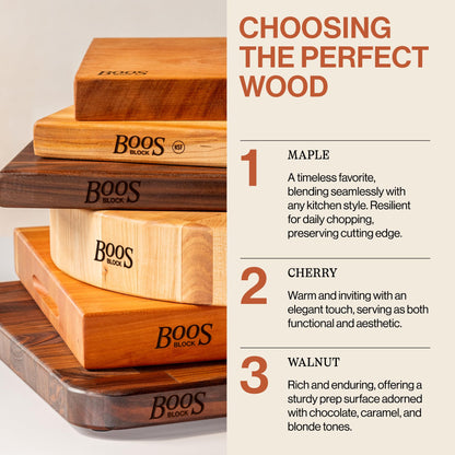 Reversible Edge-Grain Wood Cutting Board
