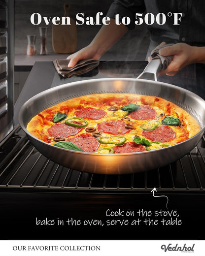 Hammered Titanium Roasting Pan with Lid