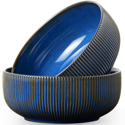 Large Ceramic Serving Bowl Set - 2 Piece