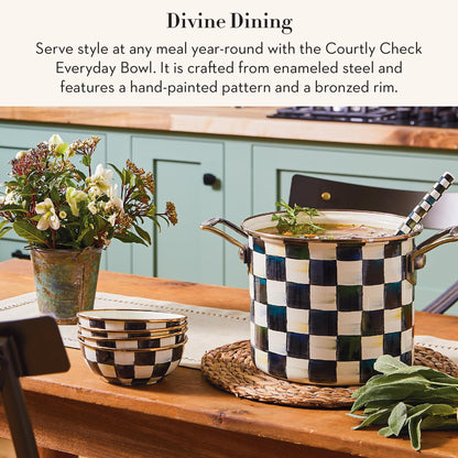 Enamel Serving Bowl for Everyday Entertaining
