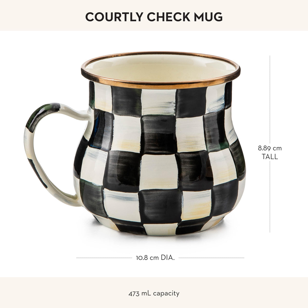 Enamel Coffee & Tea Mug for Everyday Sipping