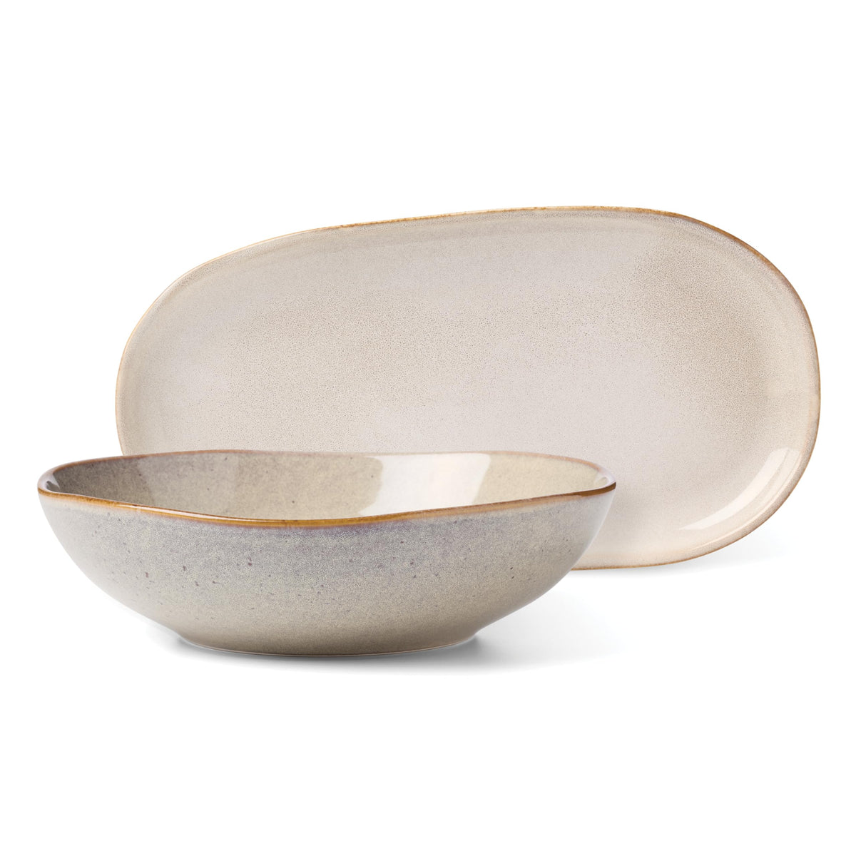Organic Oatmeal Dinnerware Set
